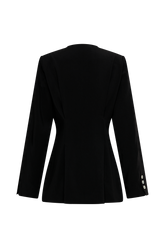 Kendall Balloon Sleeve Jacket - Black